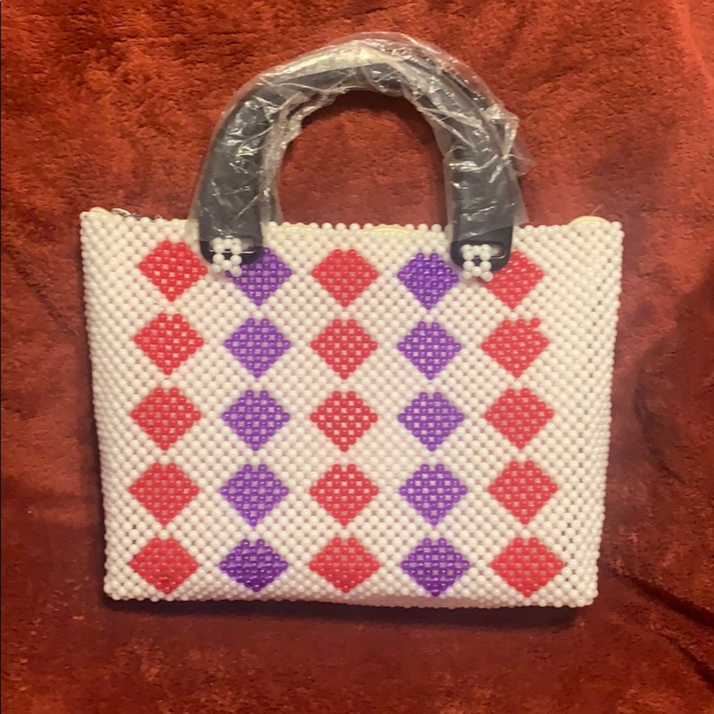 Limited edition Hand Made beads Purse